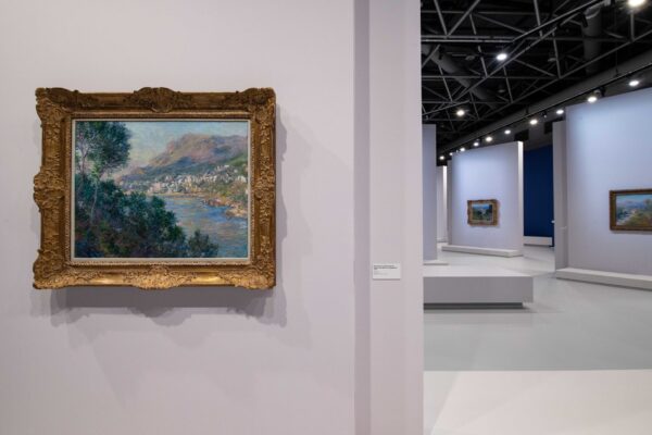 ALLESTIMENTO GRIMALDI FORUM MOSTRA MONET Salle 4 - Monet et la Riviera 10